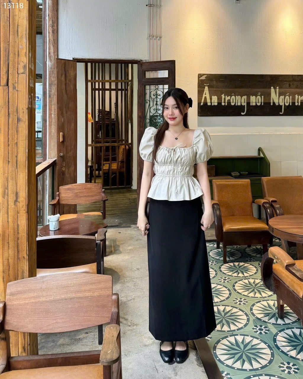 Áo kiểu nữ tay phồng