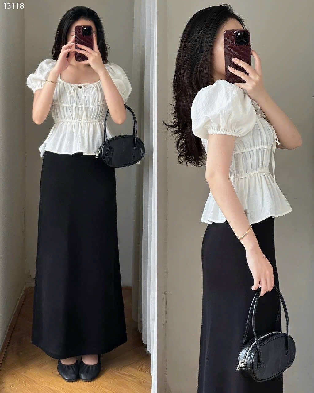 Áo kiểu nữ tay phồng