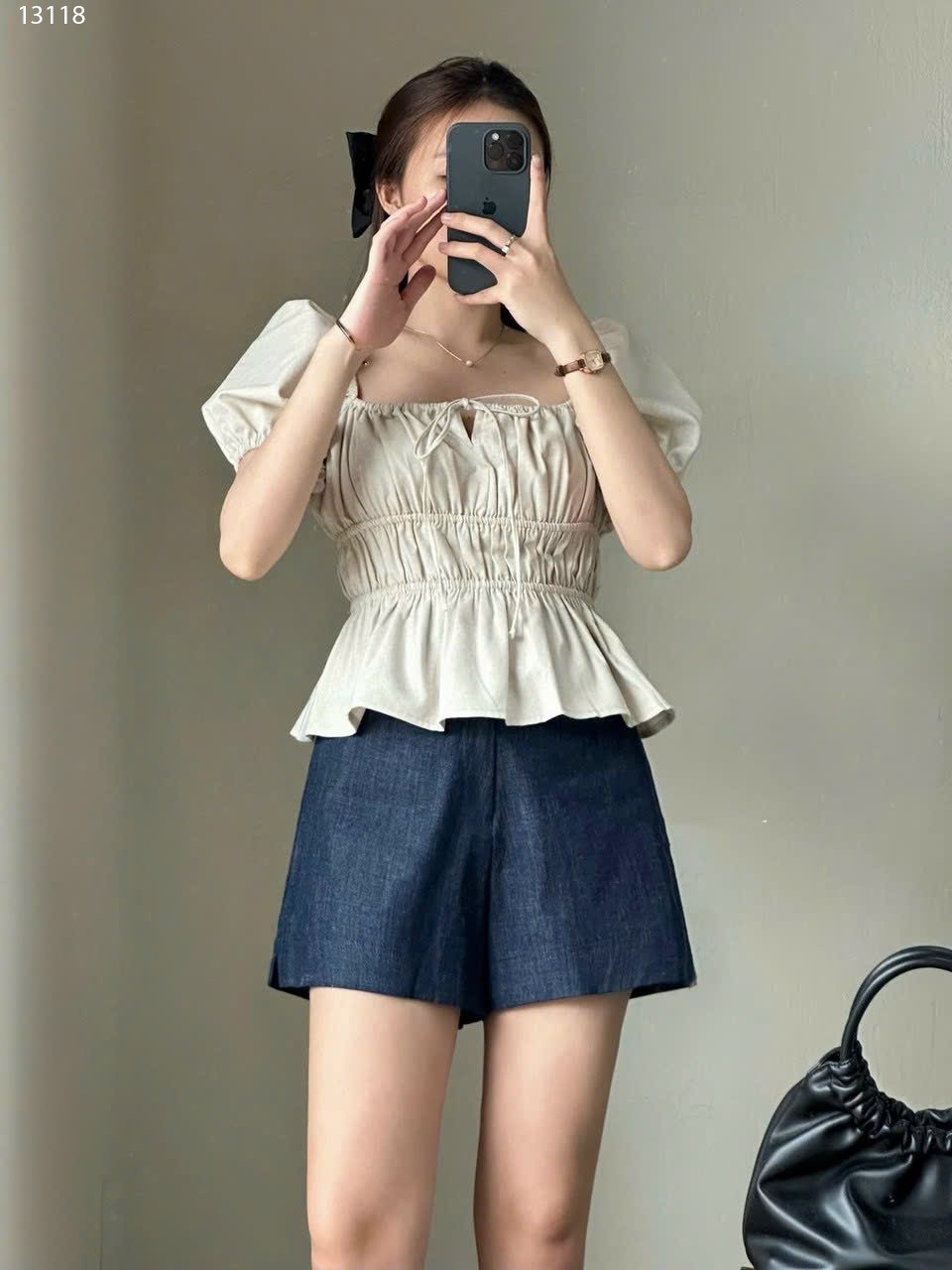 Áo kiểu nữ tay phồng