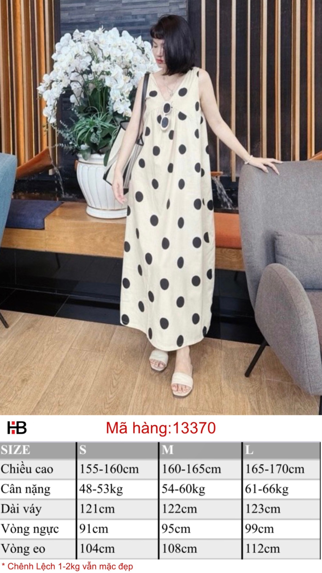 Đầm họa tiết chấm bi