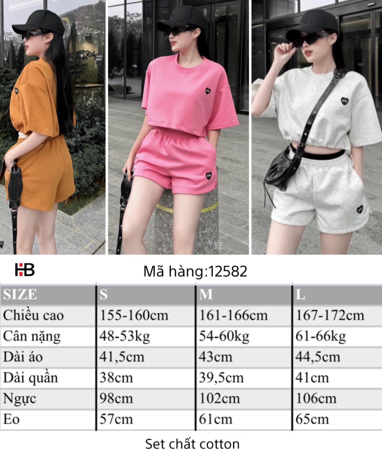 Set bộ đùi in trái tim