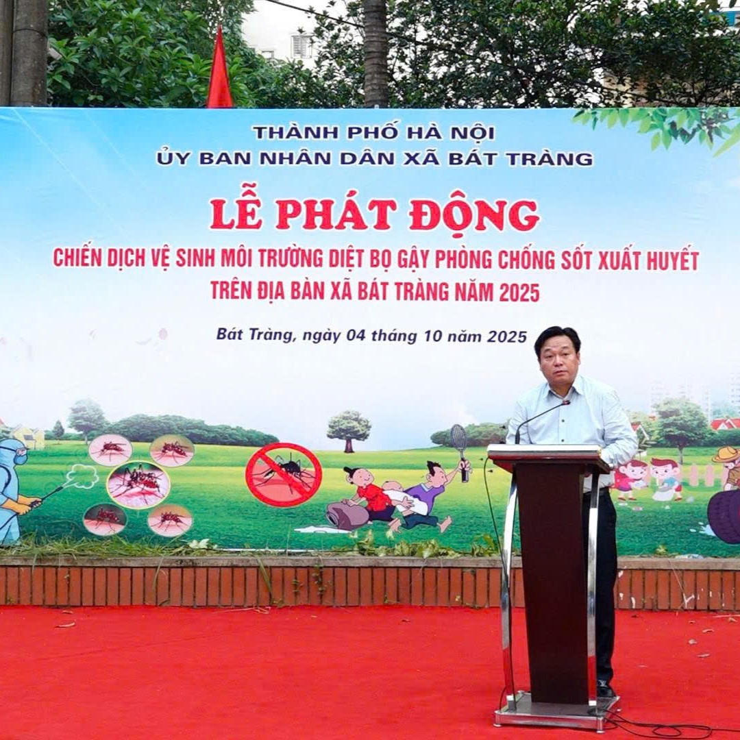 Bát Tràng phát động chiến dịch tổng vệ sinh môi trường, diệt bọ gậy, phòng chống sốt xuất huyết