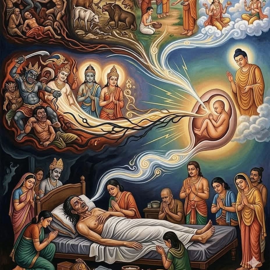 CHẾT KHÔNG PHẢI LÀ “NGỦ MỘT GIẤC RỒI MỚI ĐI ĐẦU THAI” — MÀ LÀ MỘT TIẾN TRÌNH TIẾP NỐI NHANH HƠN CẢ TIA CHỚP