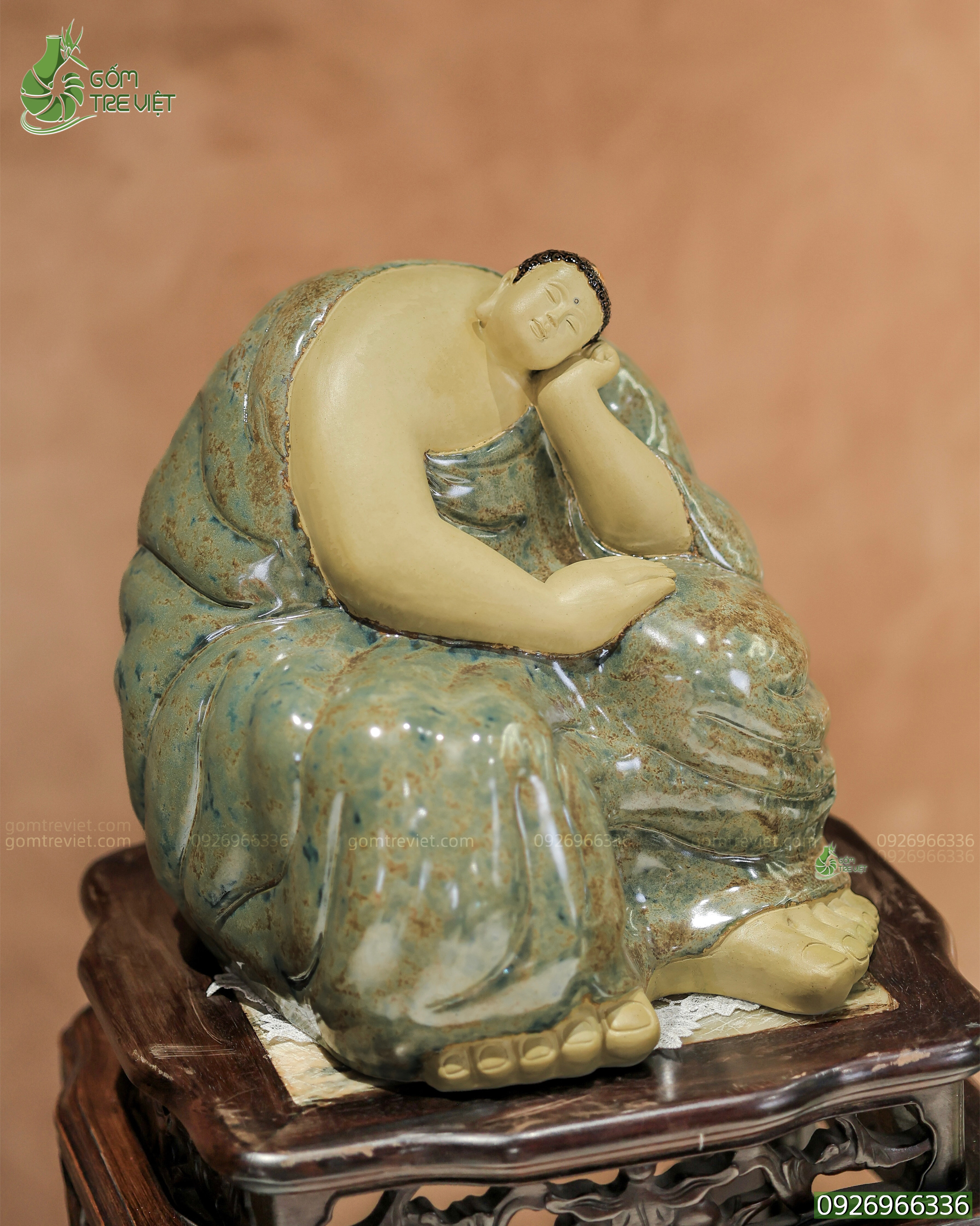Tượng phật an yên men hoá thạch