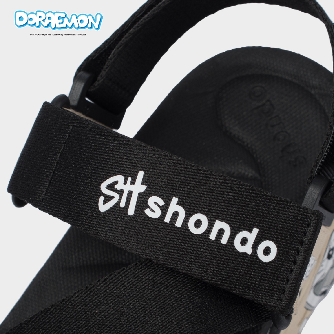 Sandals F8M Doraemon be đen