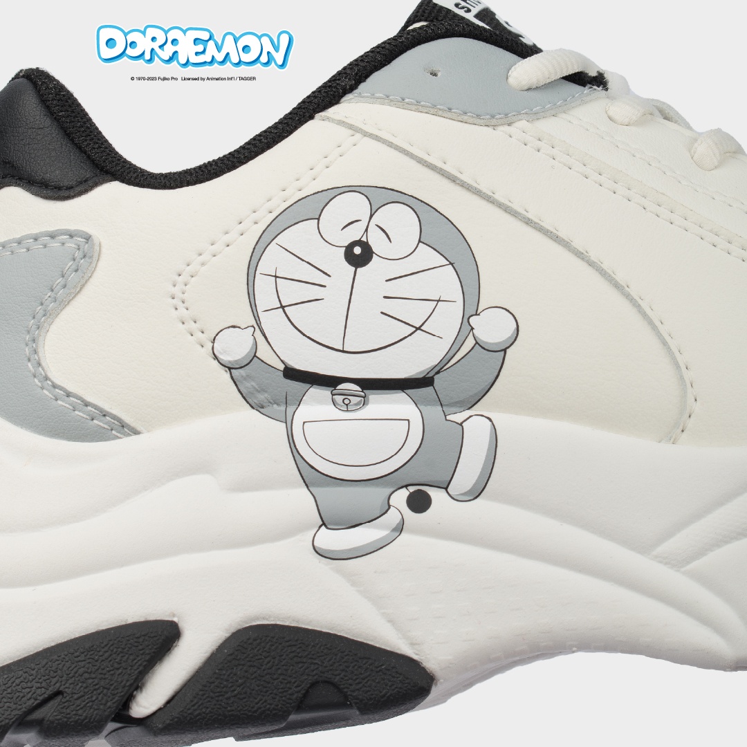 Chunky S1 Doraemon trắng đen