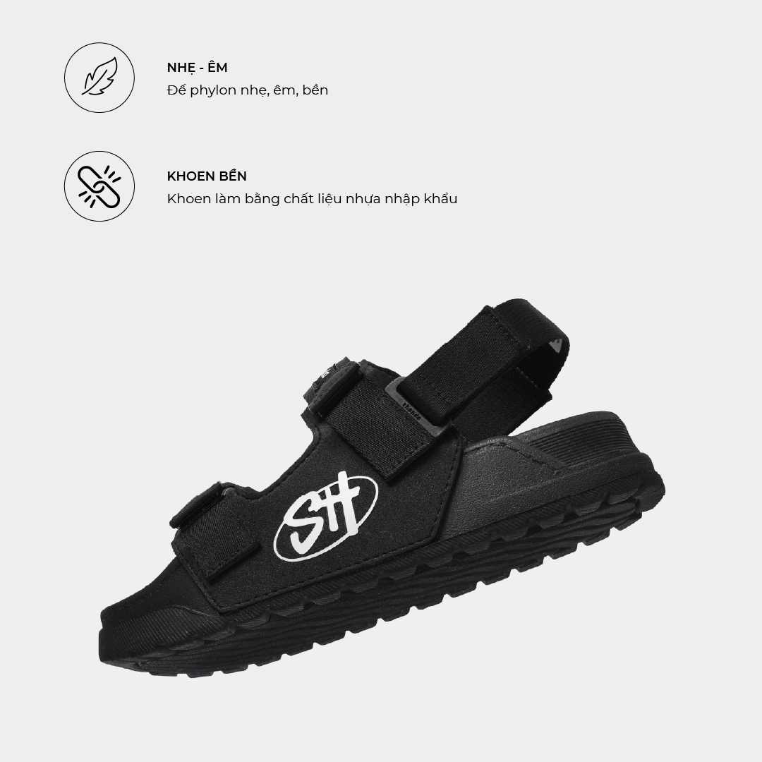 Sandals Platy 2 đen