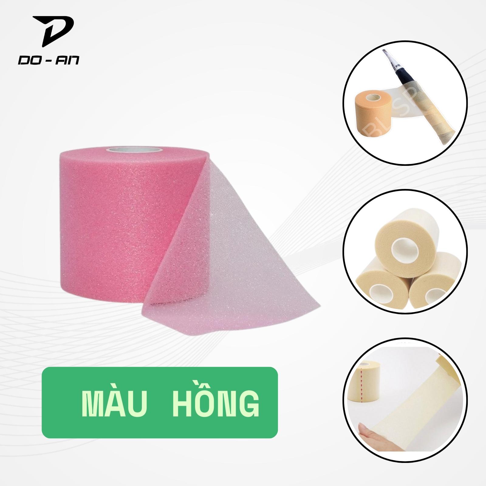 Quấn cốt cán vợt Doan cuộn 10m - Hồng