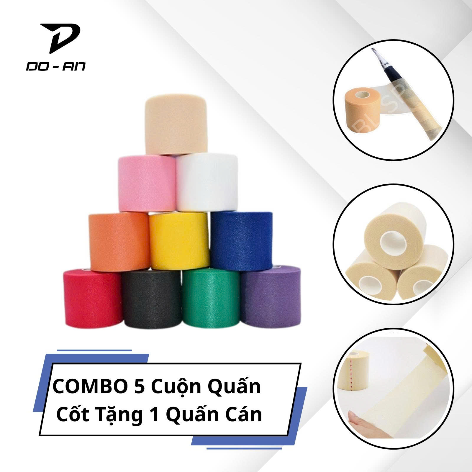Quấn cốt cán vợt Doan cuộn 10m