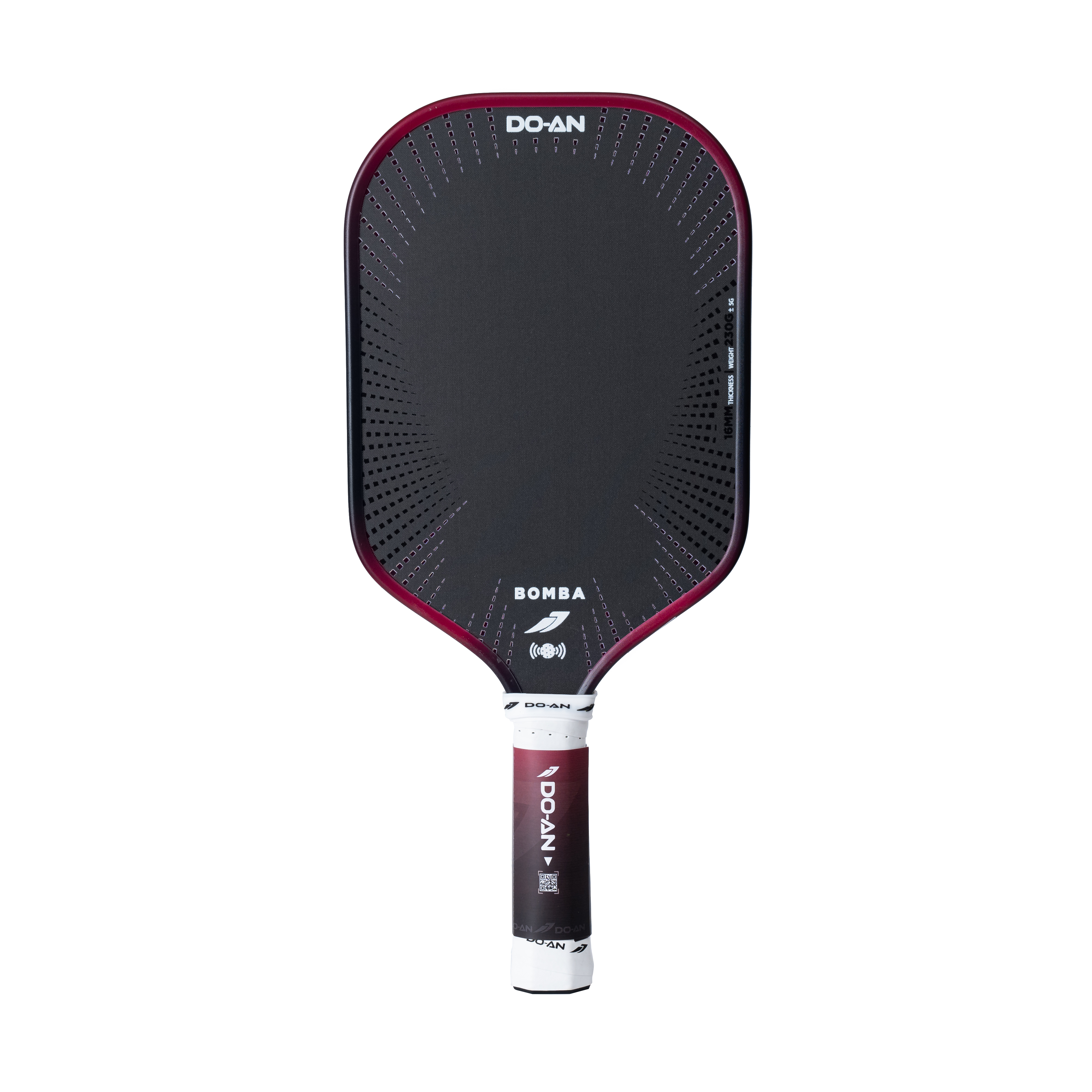 Vợt Pickleball Doan Bomba X 16mm - Đỏ Đen