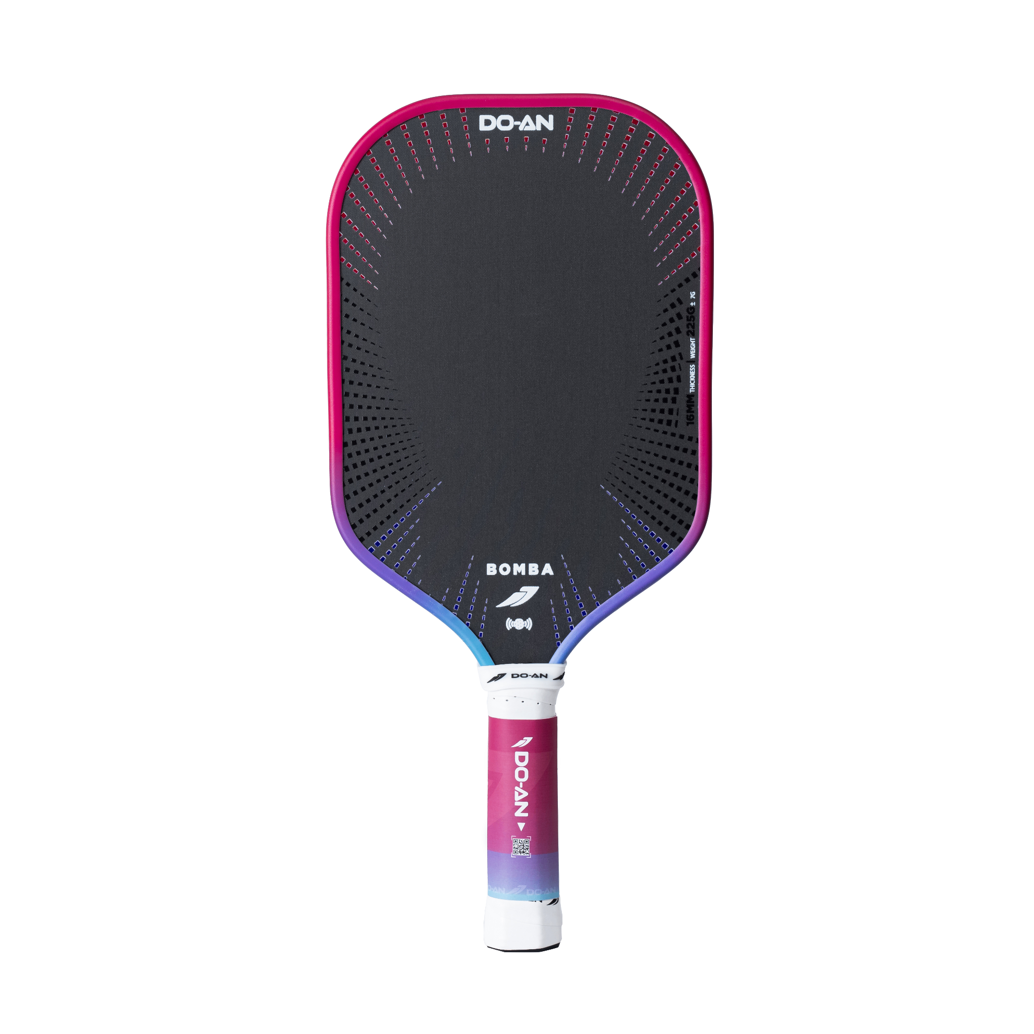 Vợt Pickleball Doan Bomba X 16mm - Hồng Tím