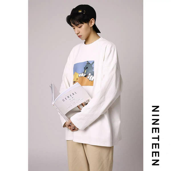 ÁO LONGSLEEVES OVERSIZE TOM AND JERRY