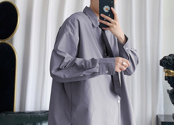SƠ MI DÀI TAY XẺ TÀ