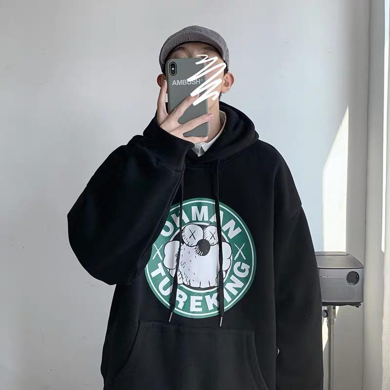 Mix áo hoodie nam với quần kaki