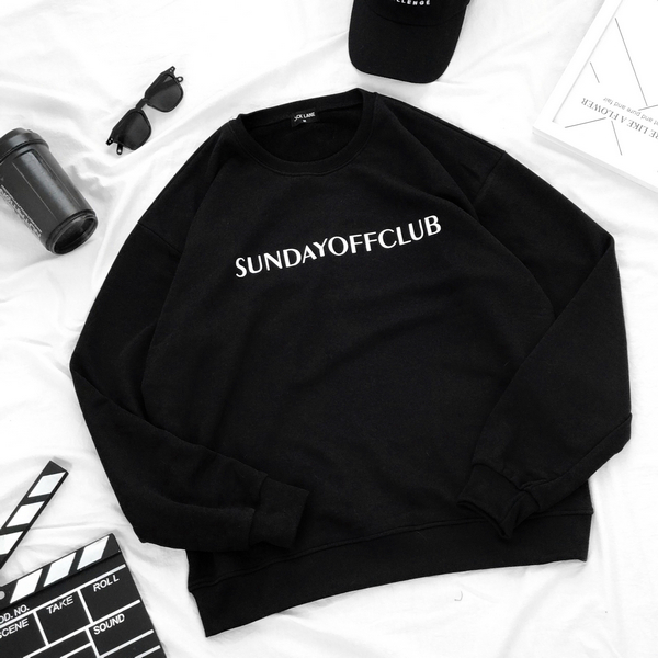 ÁO NỈ SWEATER OVERSIZE SUNDAY