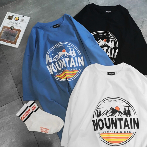 Một số những màu bắt trend hot nhất của áo phông oversize mountain