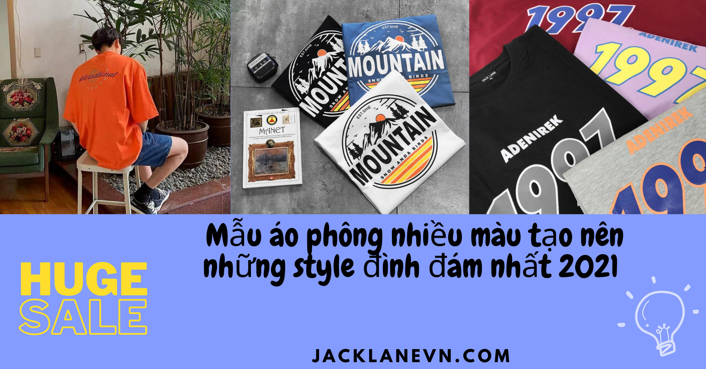 Những chiếc áo phông nhiều màu hot nhất hiện nay