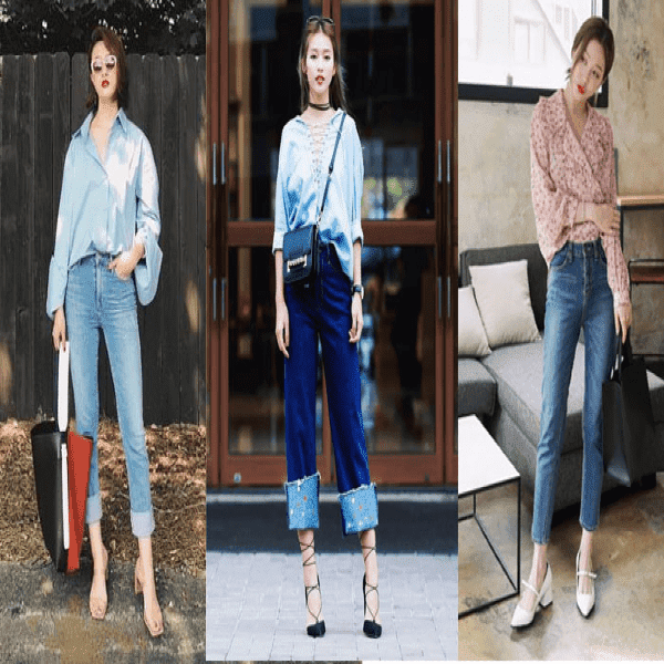 Mix áo sơ mi với quần jean cũng là một lựa chọn không tồi