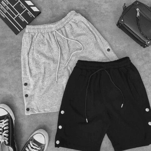 Thiết kế thường thấy nhất của quần short nỉ nam chính là kiểu có cạp chun