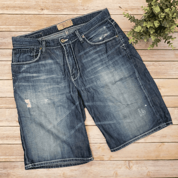 Quần short nam mặc ở nhà denim