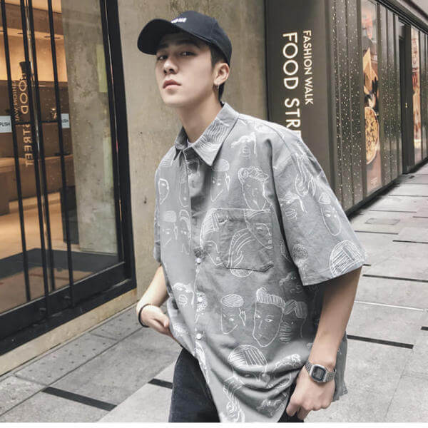 áo sơ mi oversize