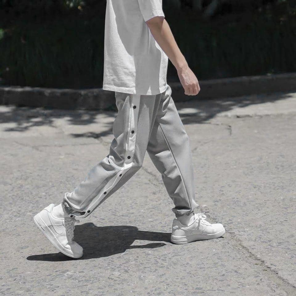 Quần Buttons Pants - Xám - M