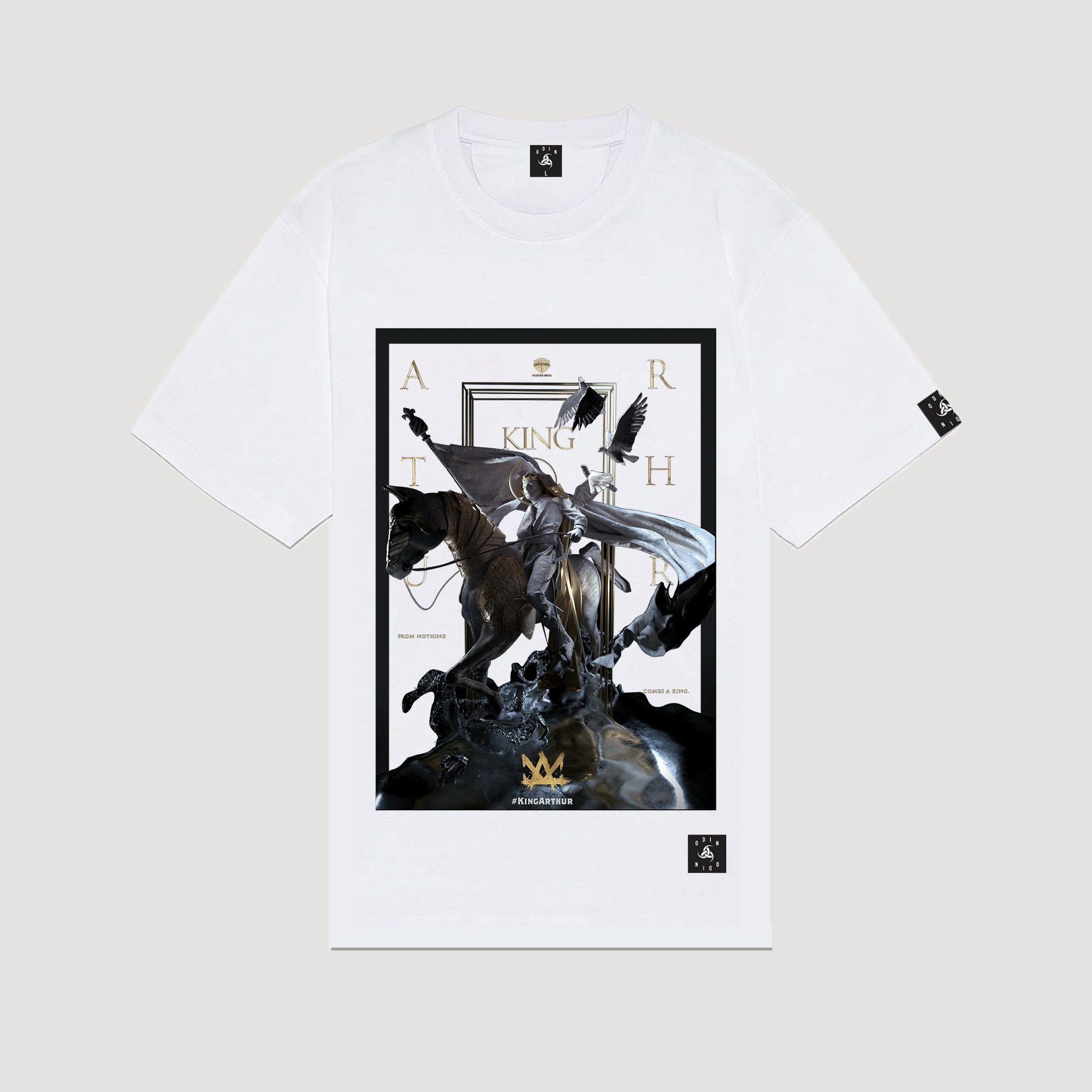 Áo Thun Oversize King Arthur - Trắng - M