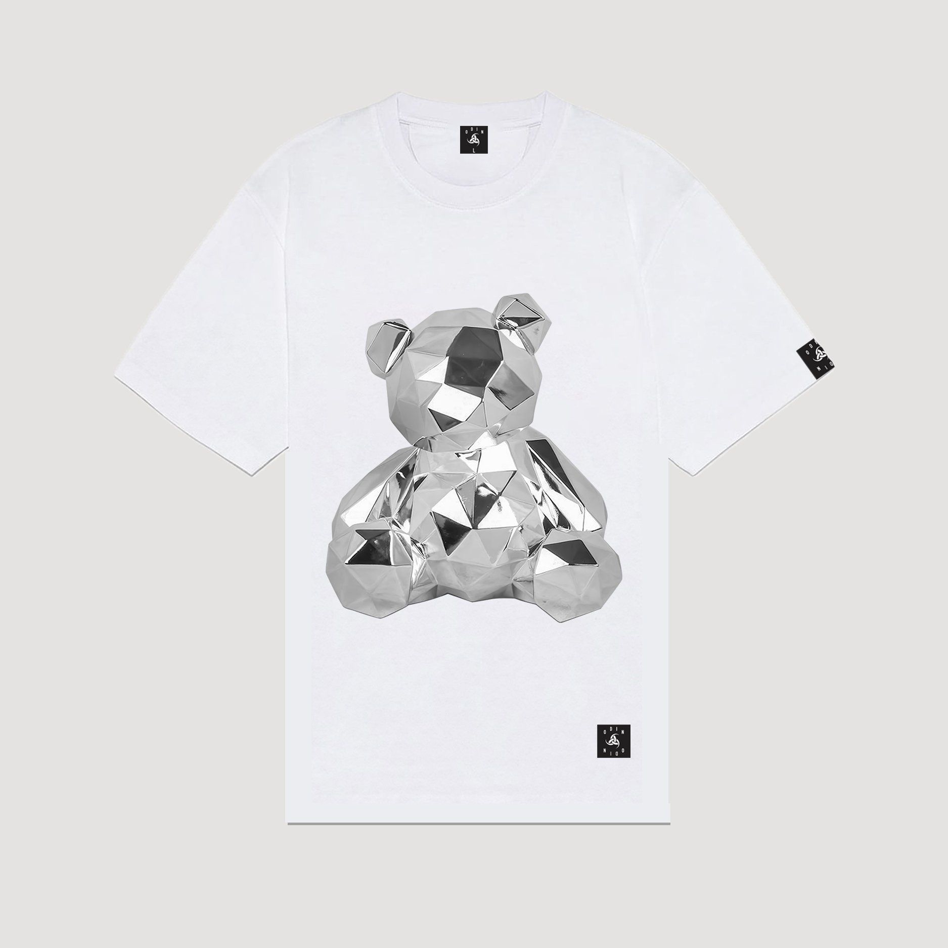 Áo Thun Oversize Diamond Teddy - Trắng - M