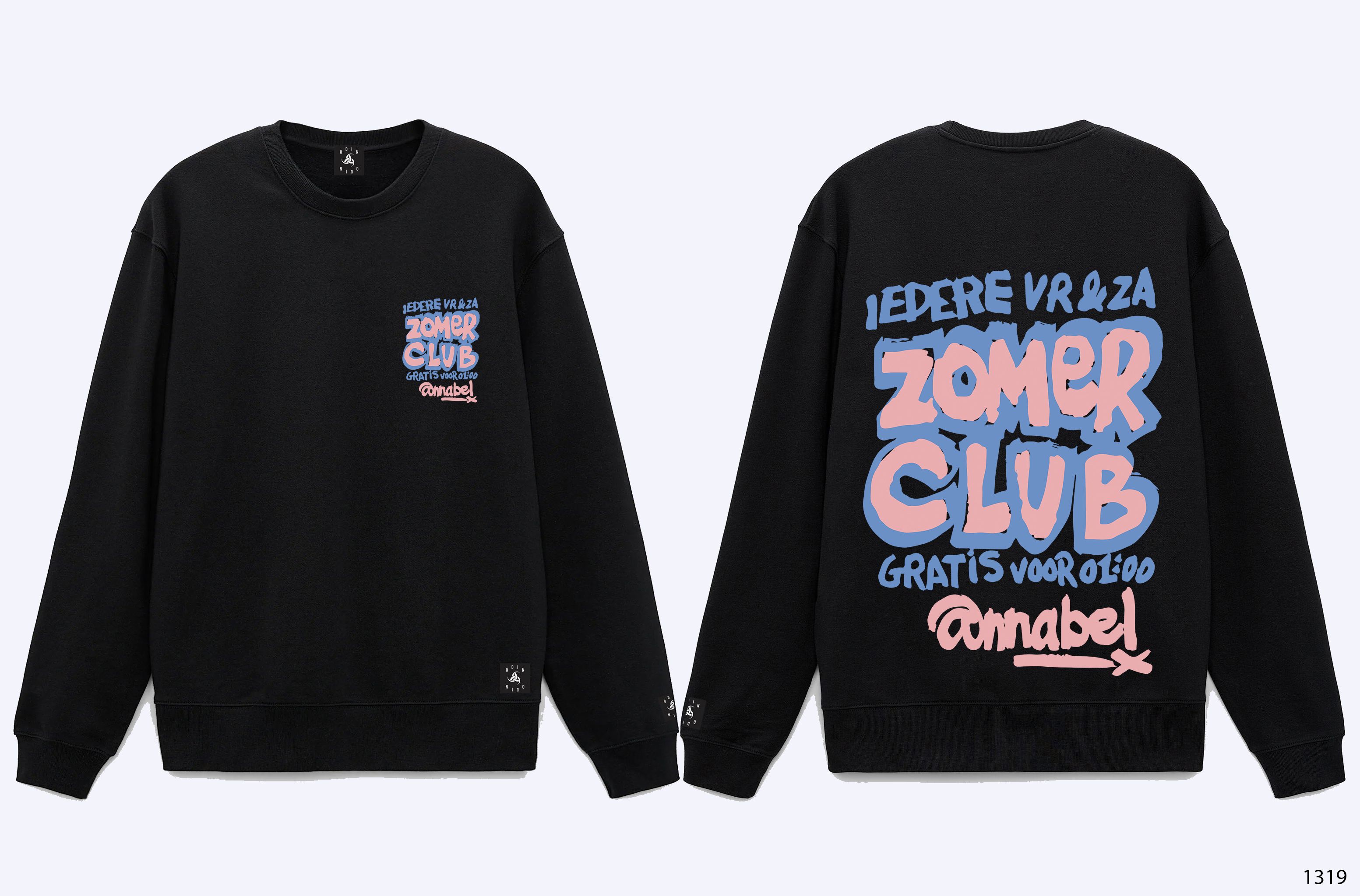 Áo Sweater OD Oversize Zomer - Đen - XL