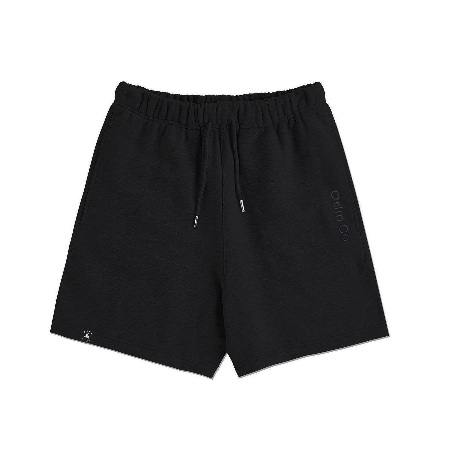 Quần Short Nỉ Thêu ODIN - Đen - M