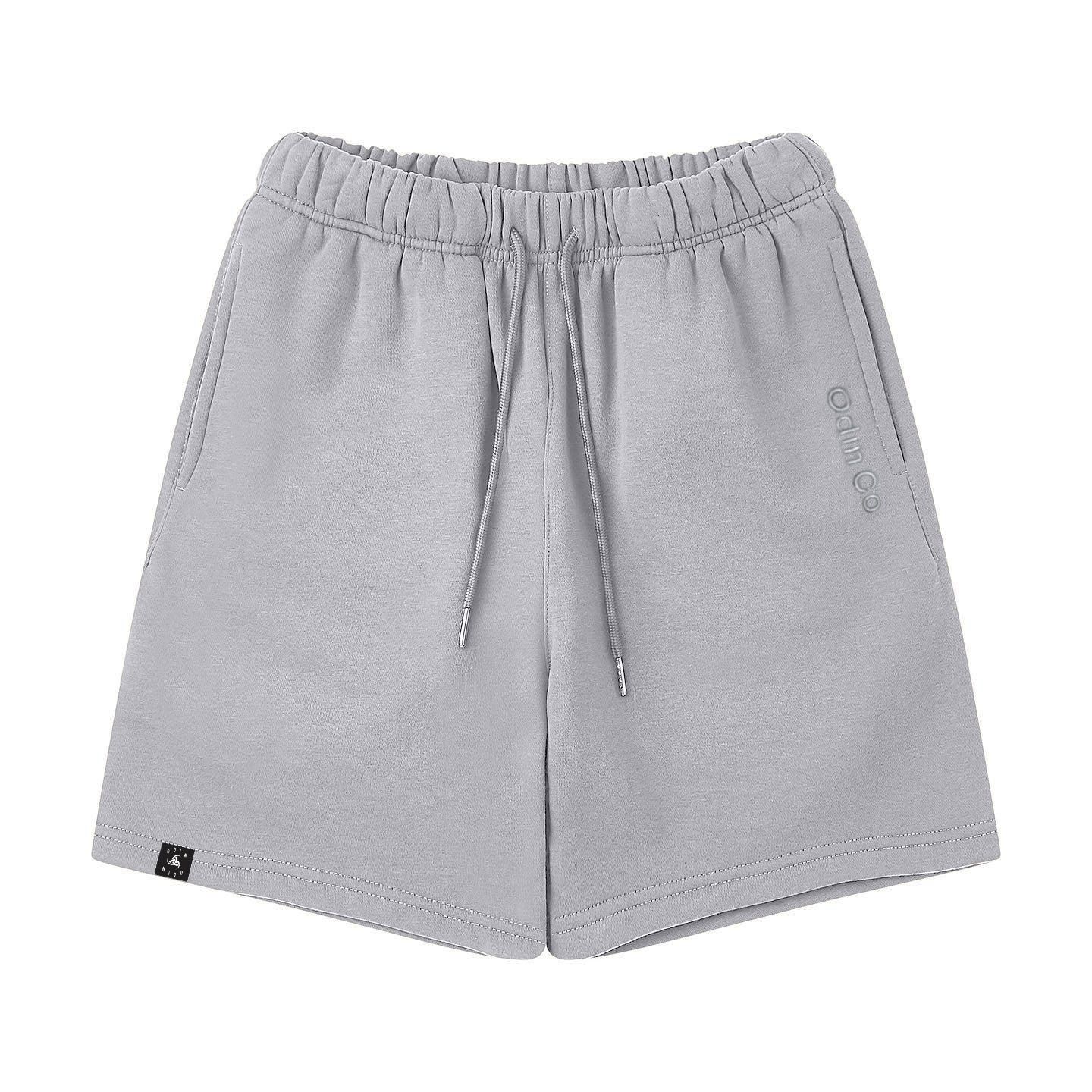 Quần Short Nỉ Thêu ODIN - Ghi - M