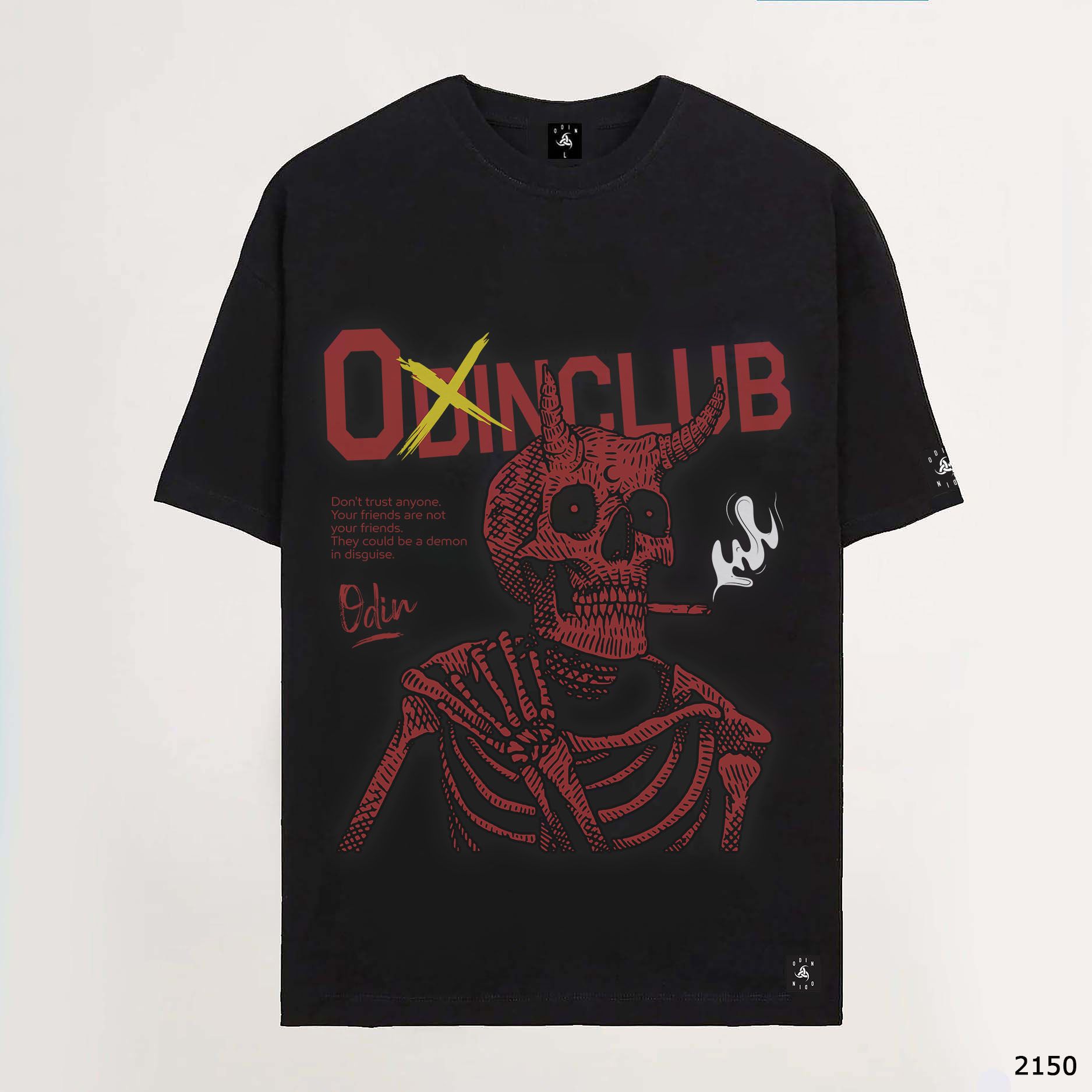 Áo Thun Demon Skull - Đen - XL