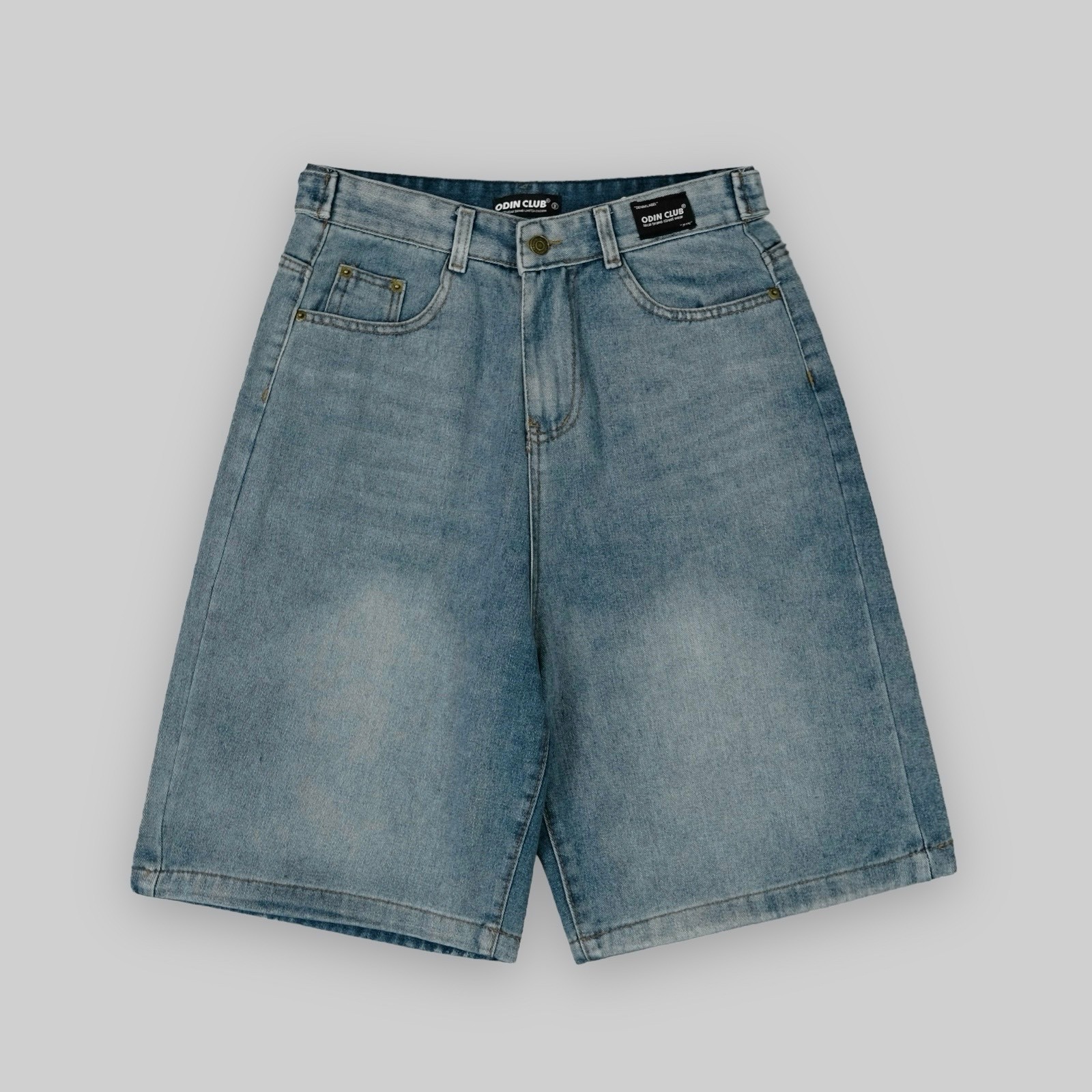 Quần short Jeans lửng Jort Odin Club