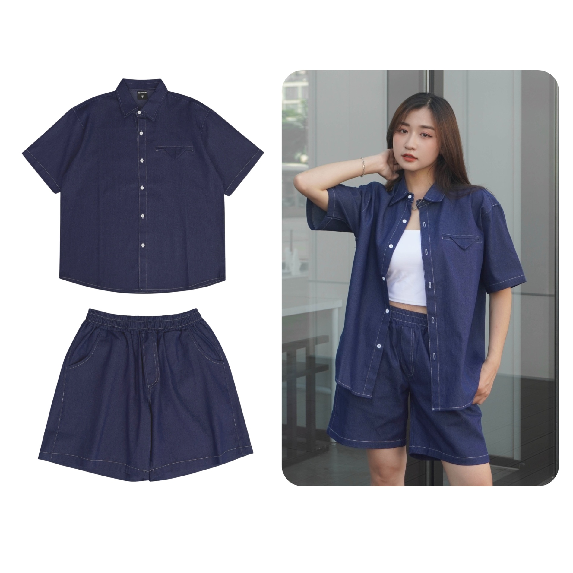 Set bộ Denim Core Odin Club