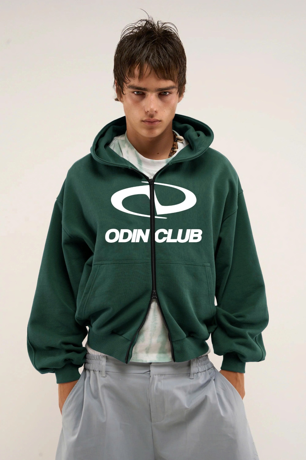 Áo khoác Hoodie Jacket Two-Way Zipper Odin Club
