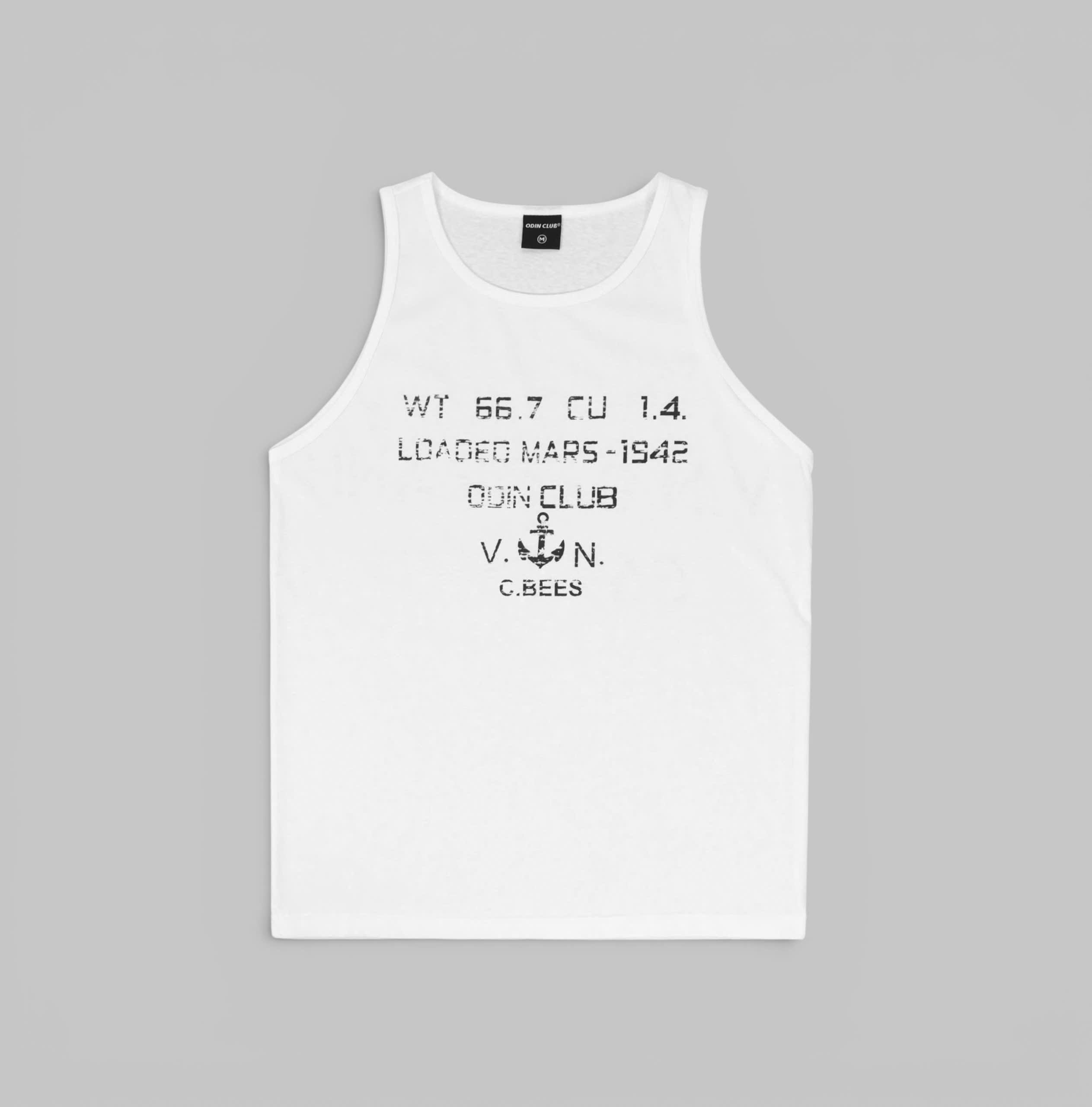Áo Tanktop Cam Ranh Odin Club - Trắng - L