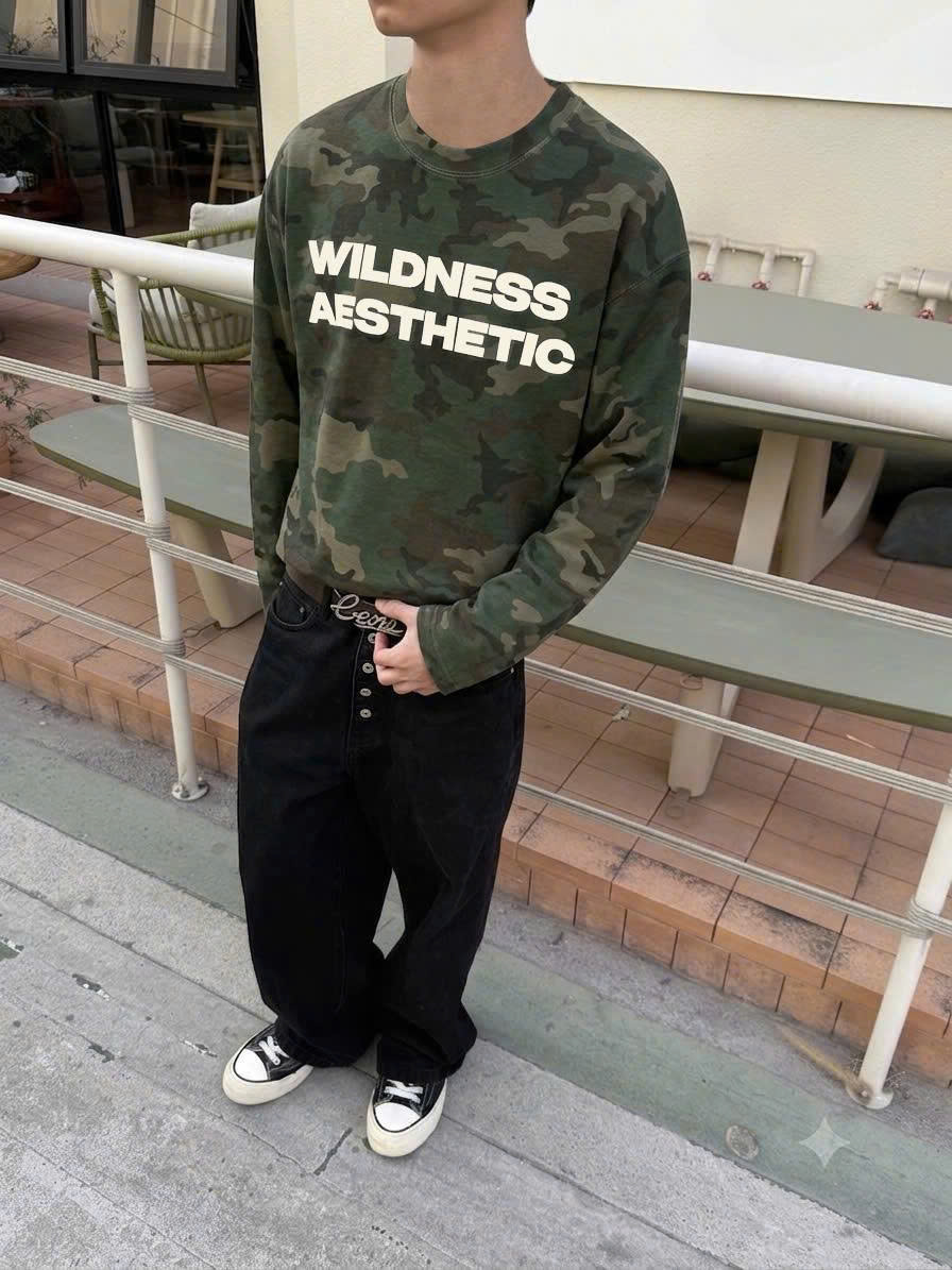 Áo dài tay Waffle Camo Odin Club