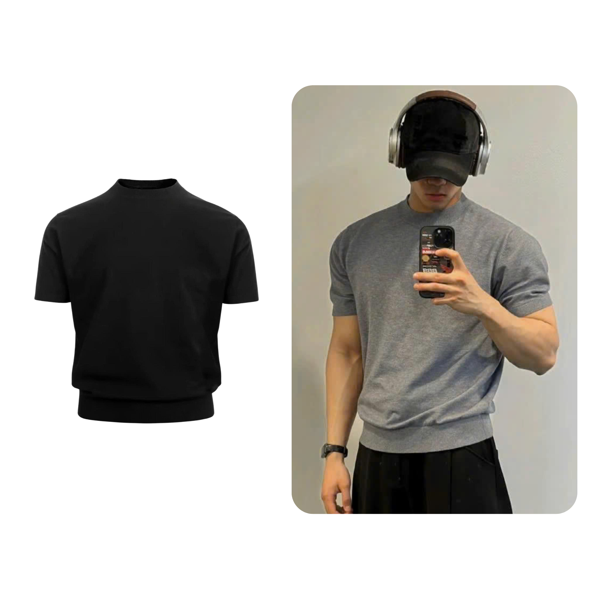 Áo len cộc tay Jimmy Jack Lane