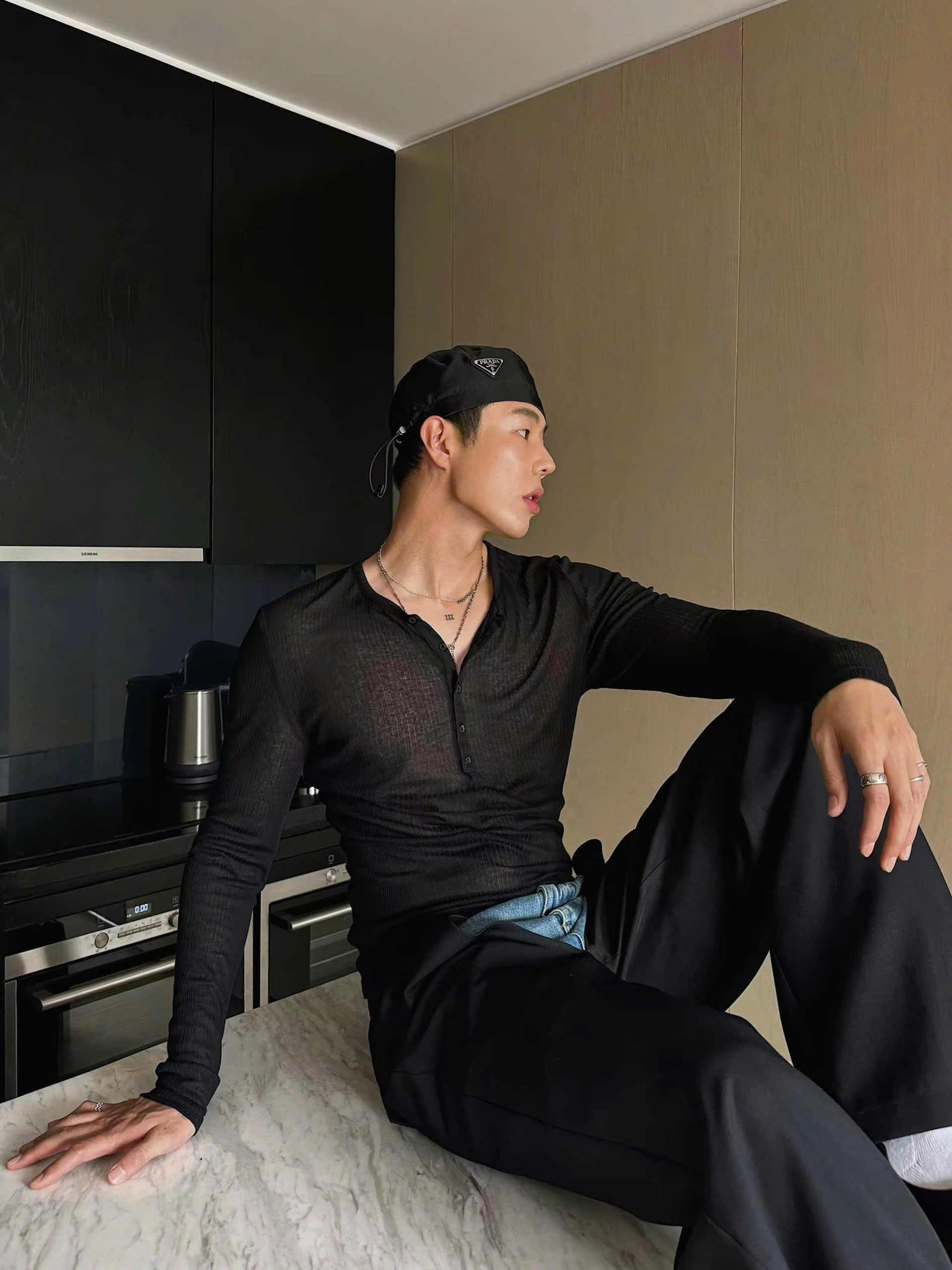 Áo len giấy dài tay Evan Fit