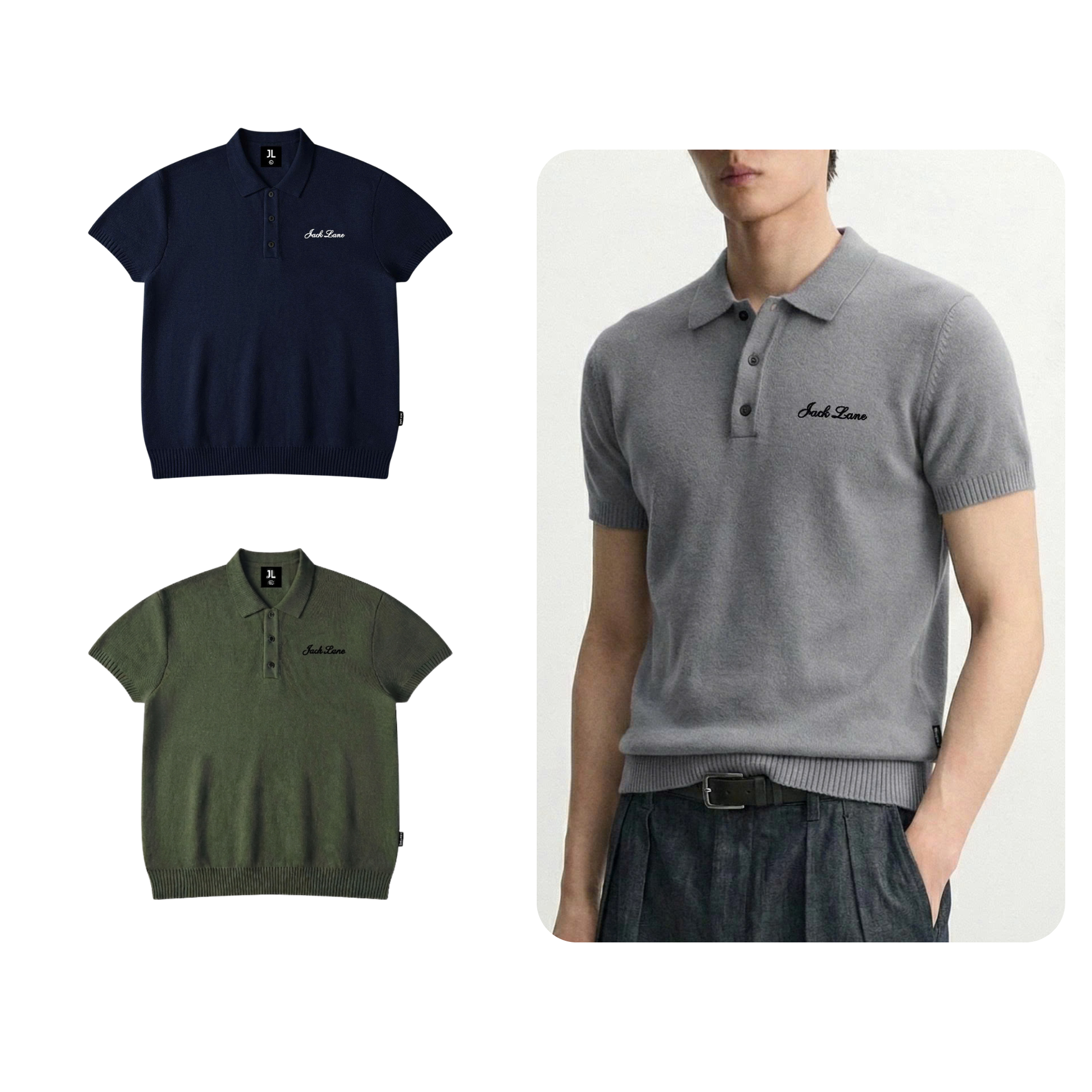Áo polo len Eaton Jack Lane