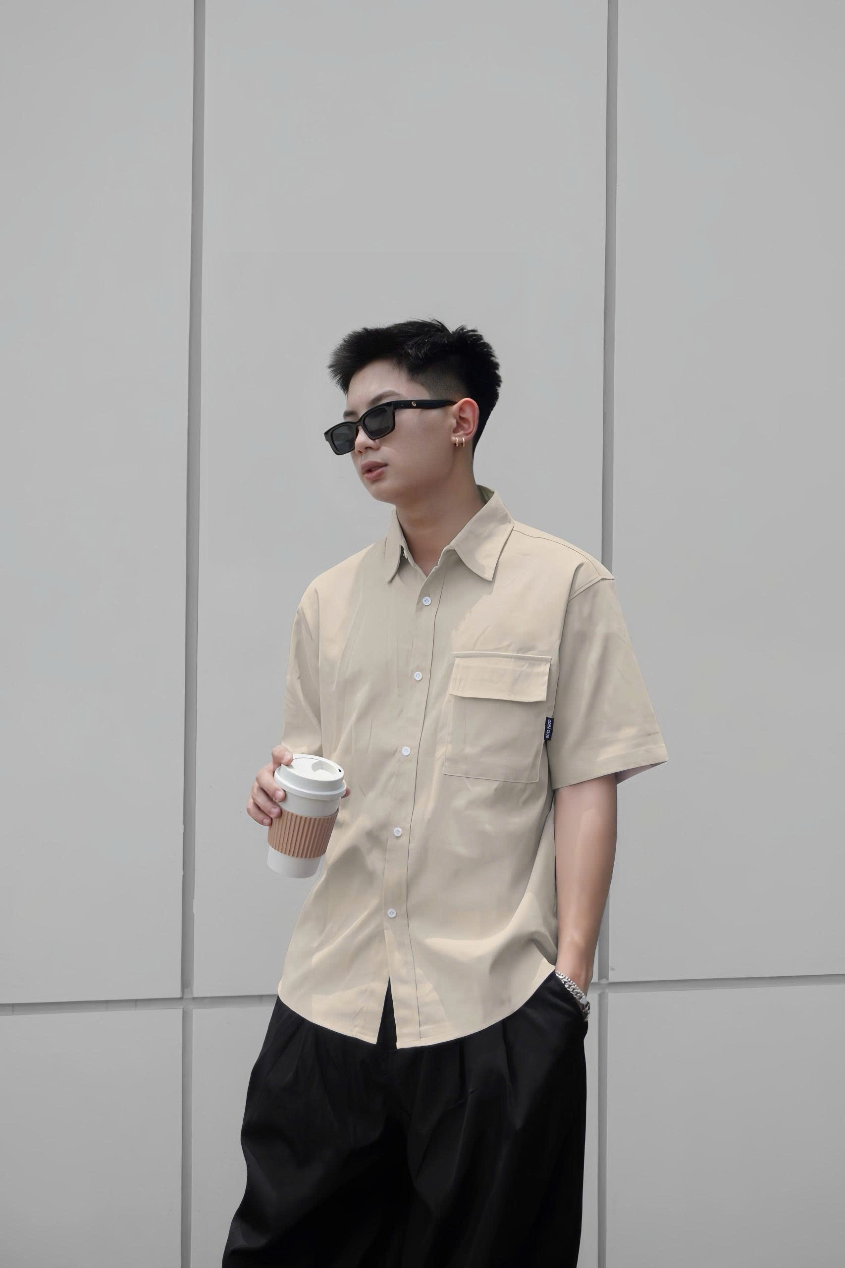 Áo sơ mi cộc tay Press Odin Club