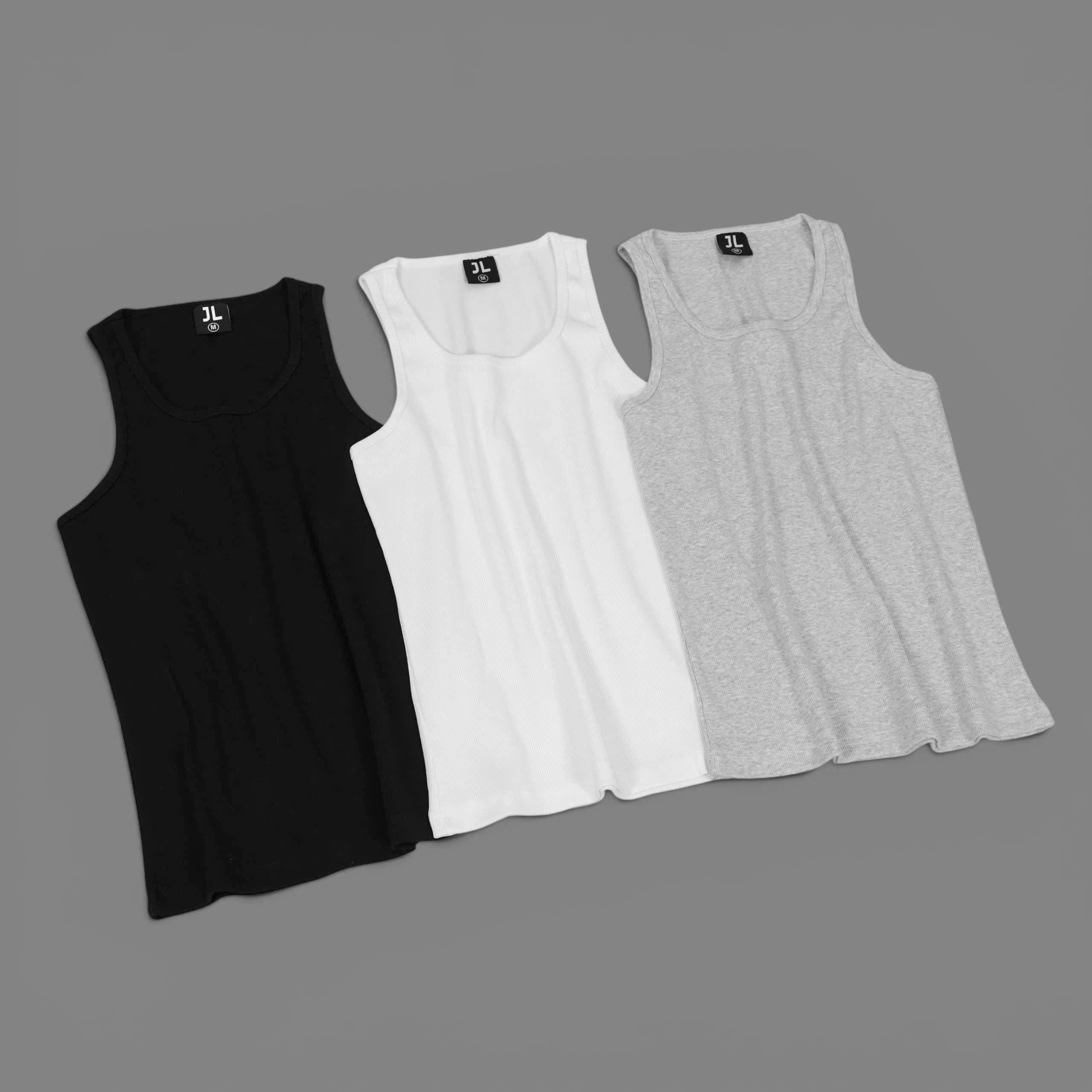 Áo tanktop Base Jack Lane - Form fit (Fit Jin) - Đen - L