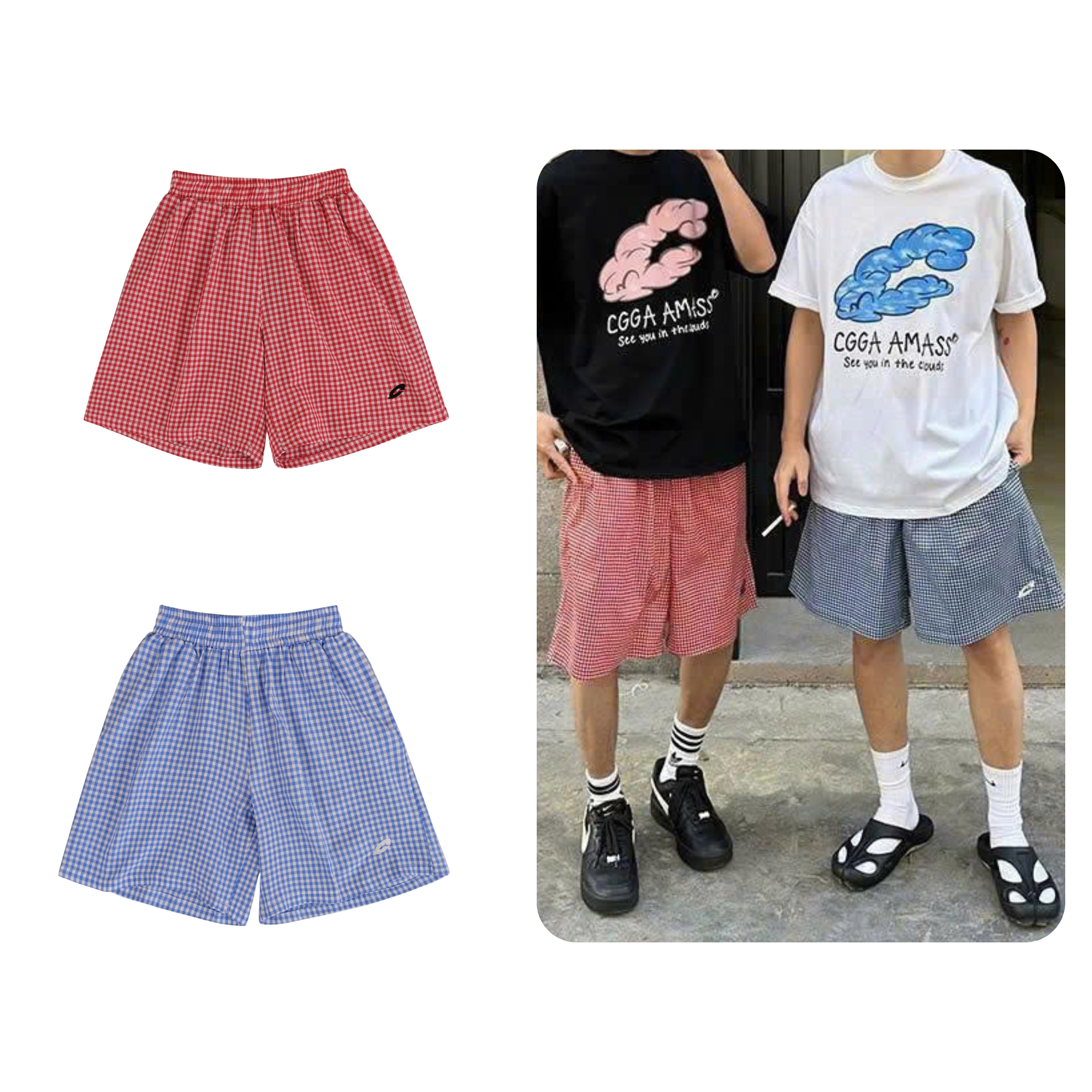 Quần short caro Clyder Odin Club