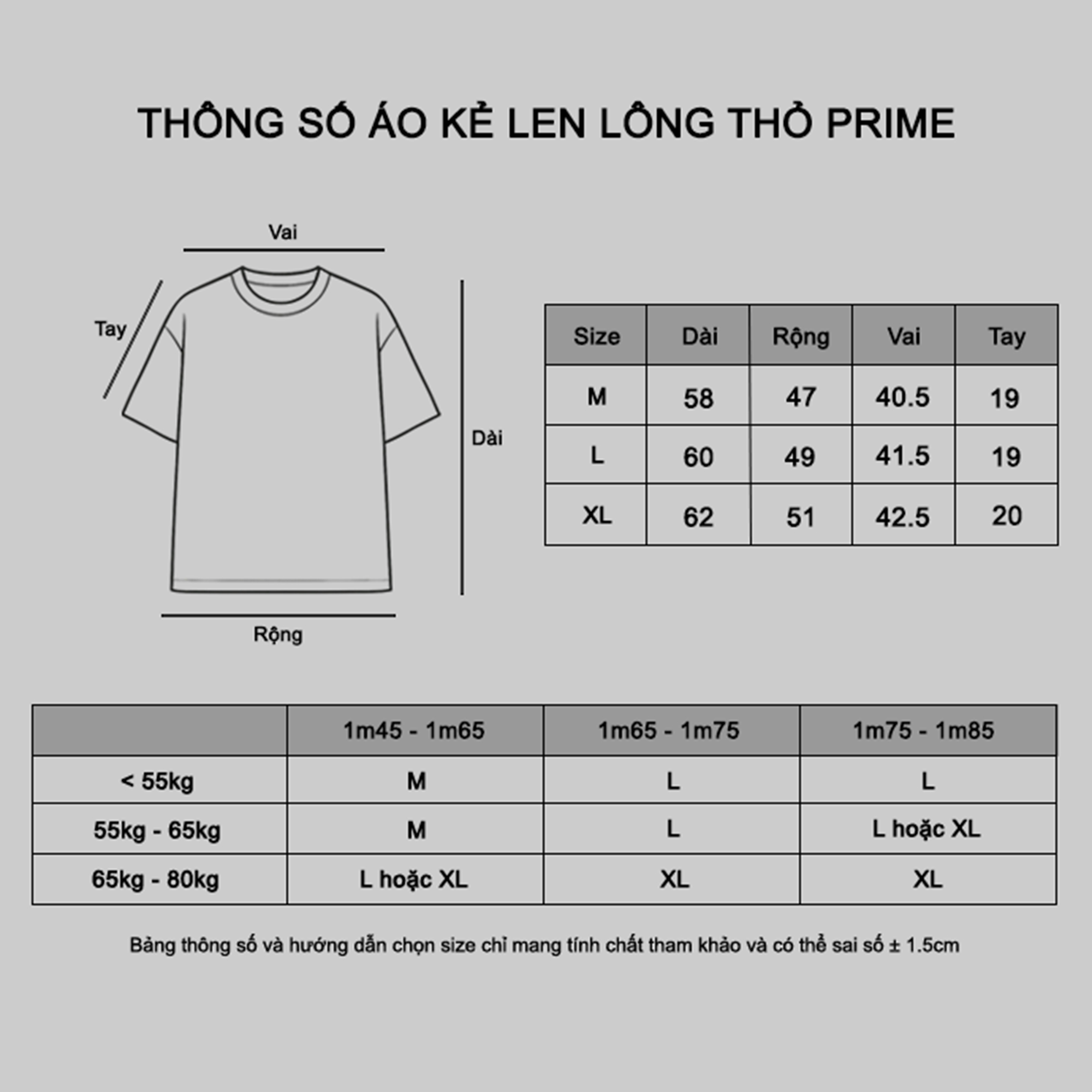 Thông số áo kẻ len lông thỏ Prime Jack Lane.jpg
