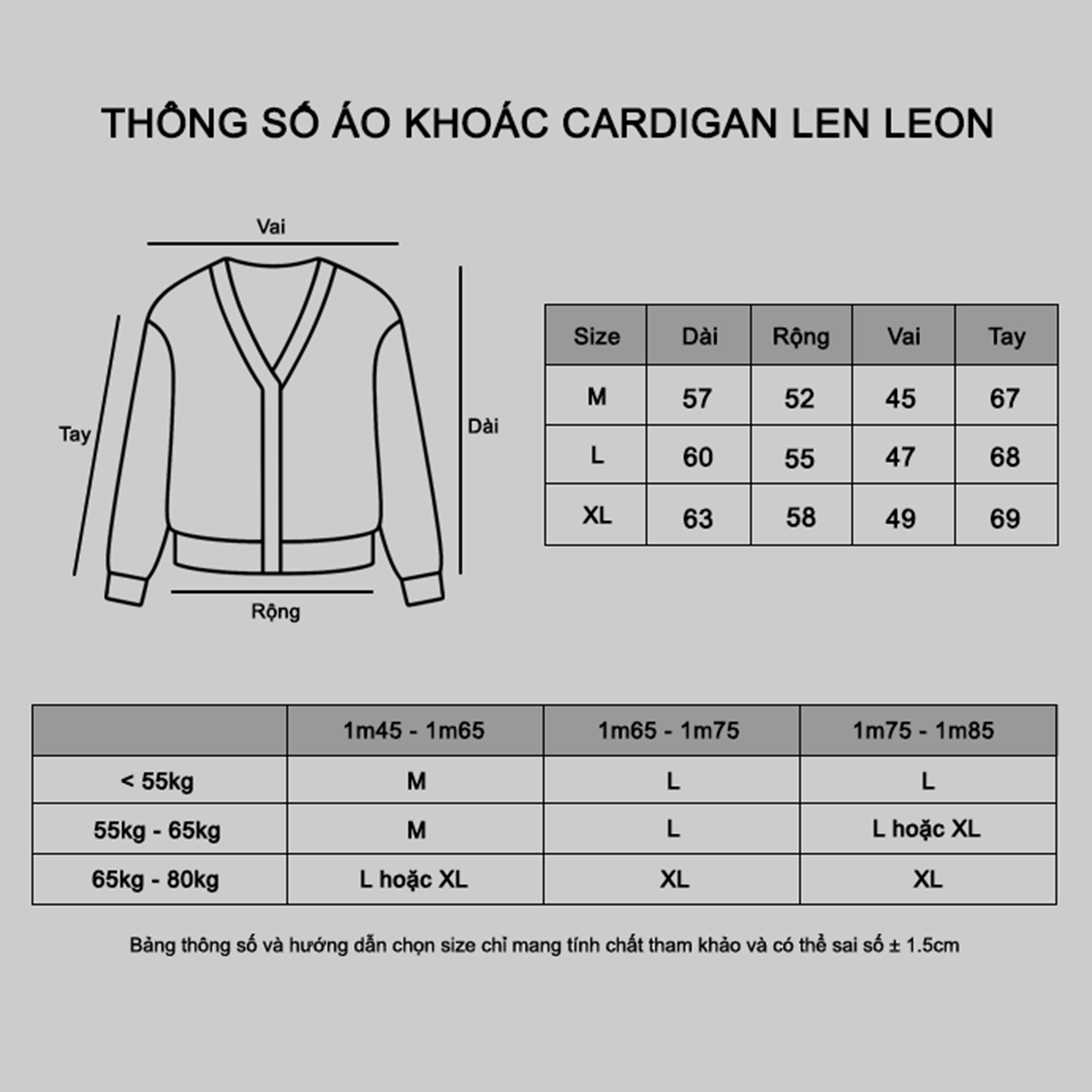 Thông số áo khoác cardigan len Leon Jack Lane.jpg