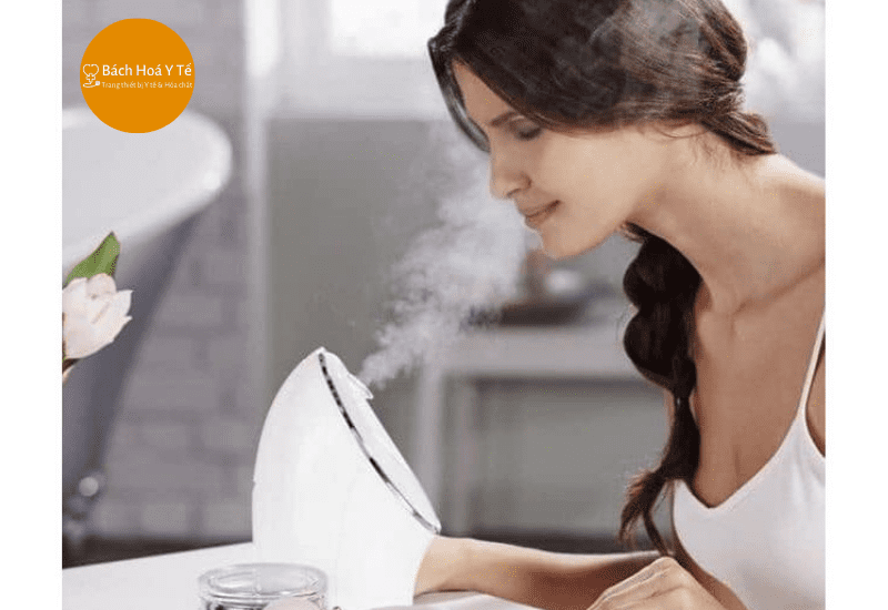 Những tác dụng của máy xông hơi mặt đối với sức khoẻ làn da
