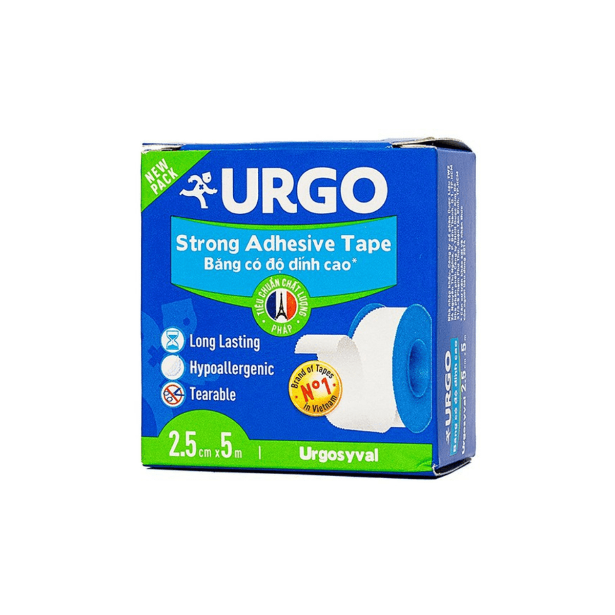 Băng keo lụa Urgo 2.5x5 cm