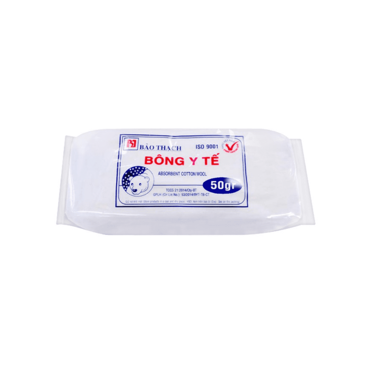 Bông gòn y tế Bảo Thạch (Gói=50g)