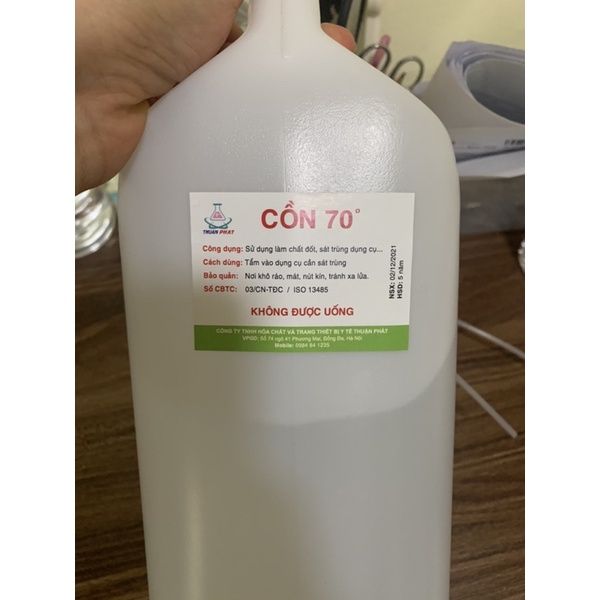 Cồn 70 độ Thuận Phát (Can=5 lít)