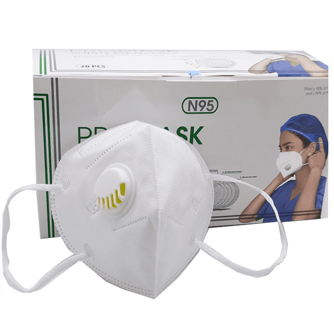 Khẩu trang N95 Promask, có van (1Hộp=20 cái)